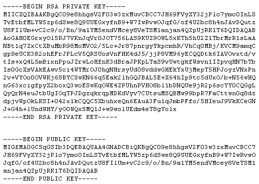 Openssl generate public key from private key